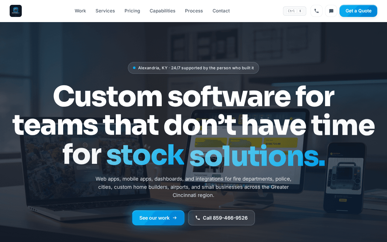 Screenshot of responseiq.ai