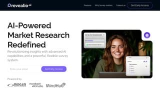 Screenshot of revealio.ai