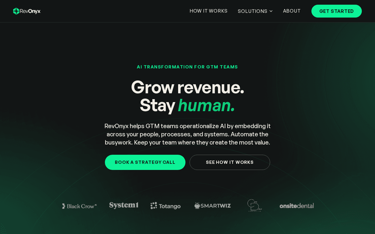 Screenshot of revonyx.ai
