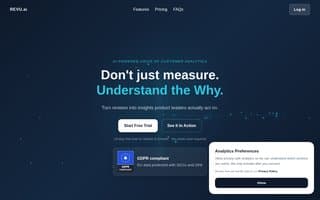 Screenshot of revu.ai