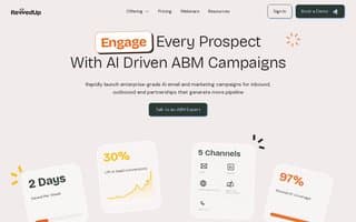 Screenshot of revvedup.ai