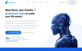 Screenshot of rexie.ai