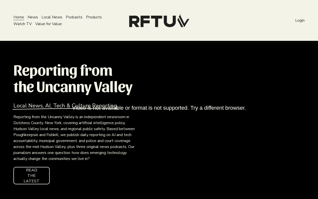 Screenshot of rftuv.ai