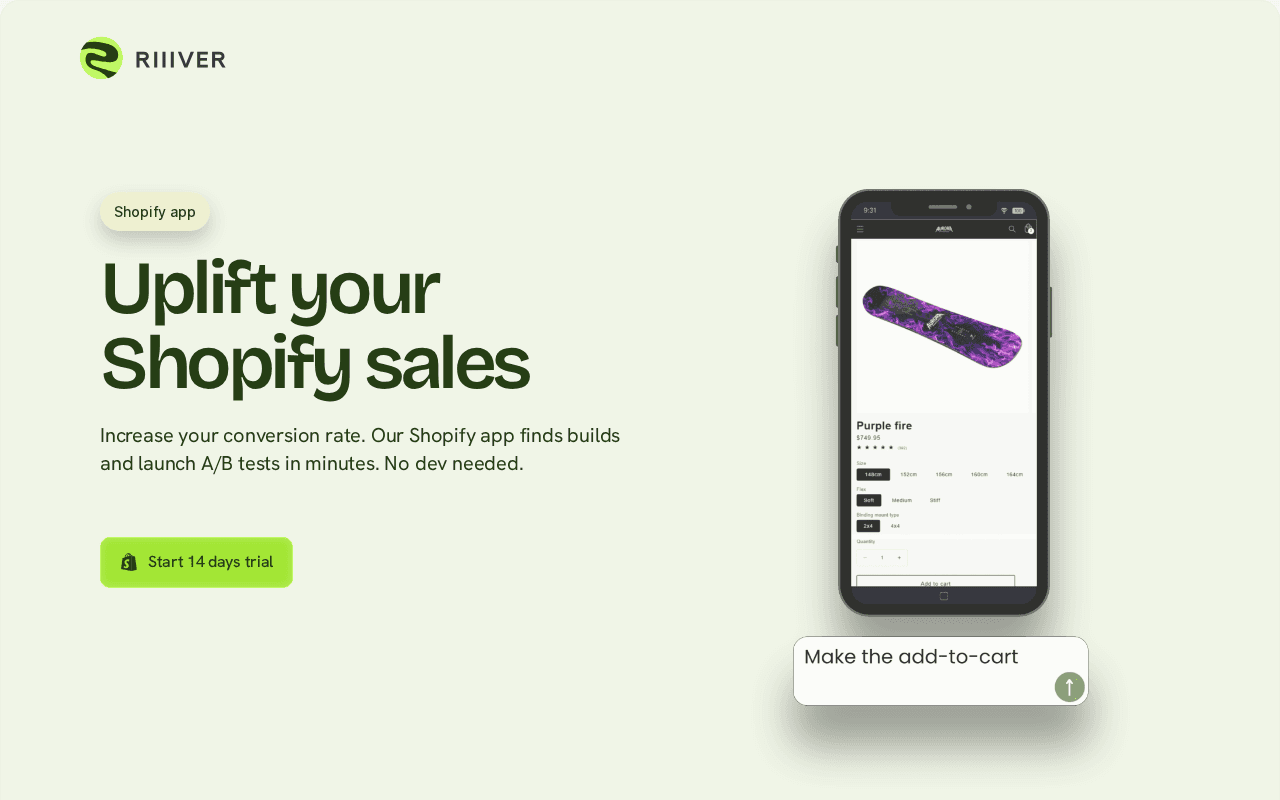 Screenshot of riiiver.ai