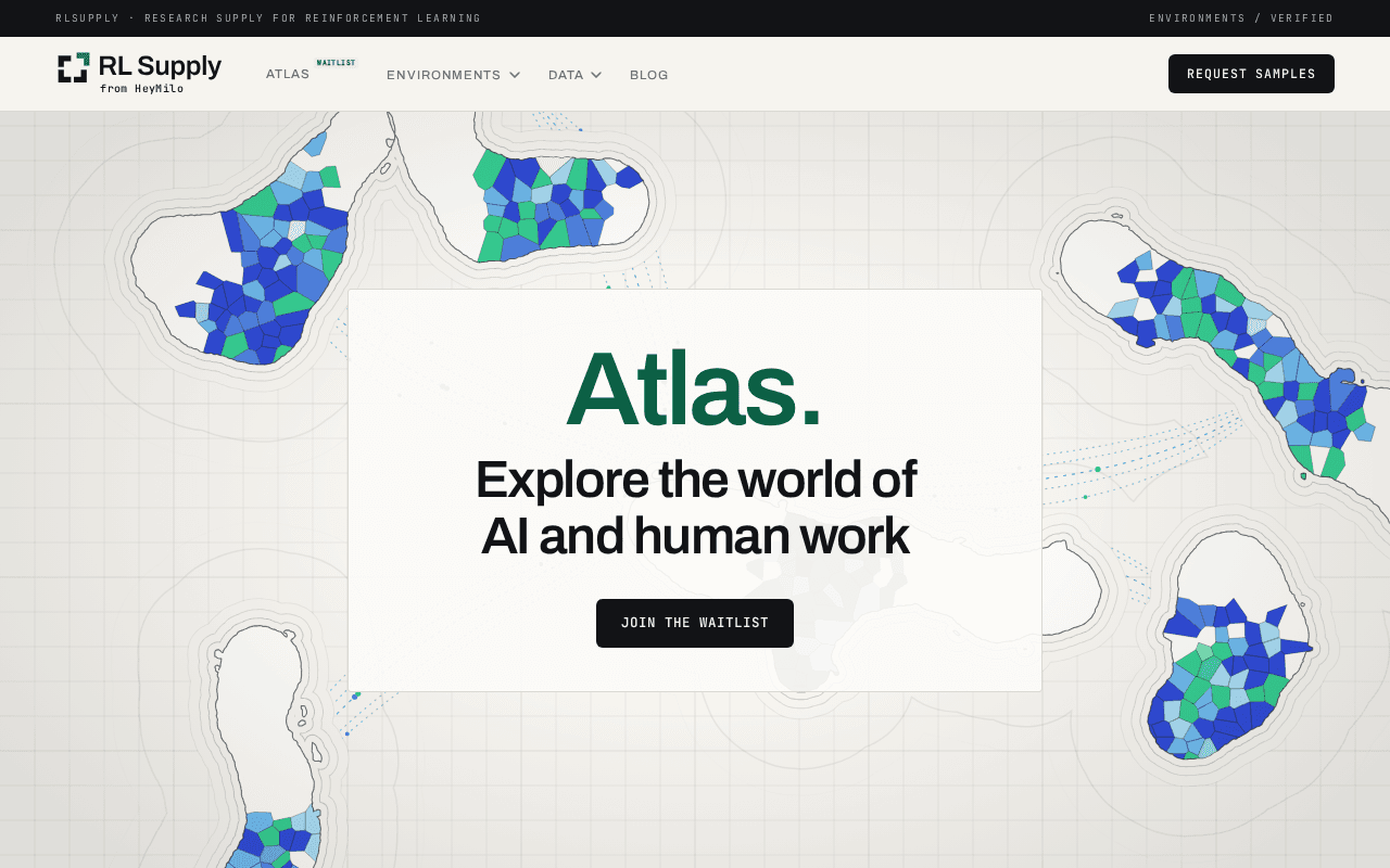 Screenshot of rlsupply.ai