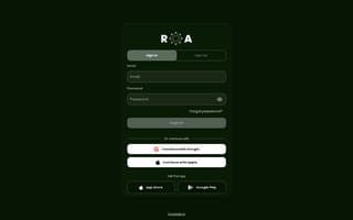 Screenshot of roaapp.ai