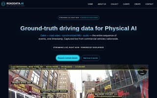 Screenshot of roaddata.ai