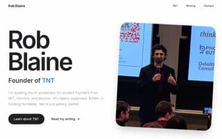 Screenshot of robblaine.ai