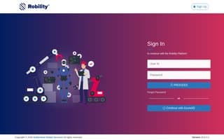 Screenshot of robility.ai