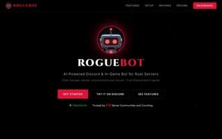 Screenshot of roguebot.ai