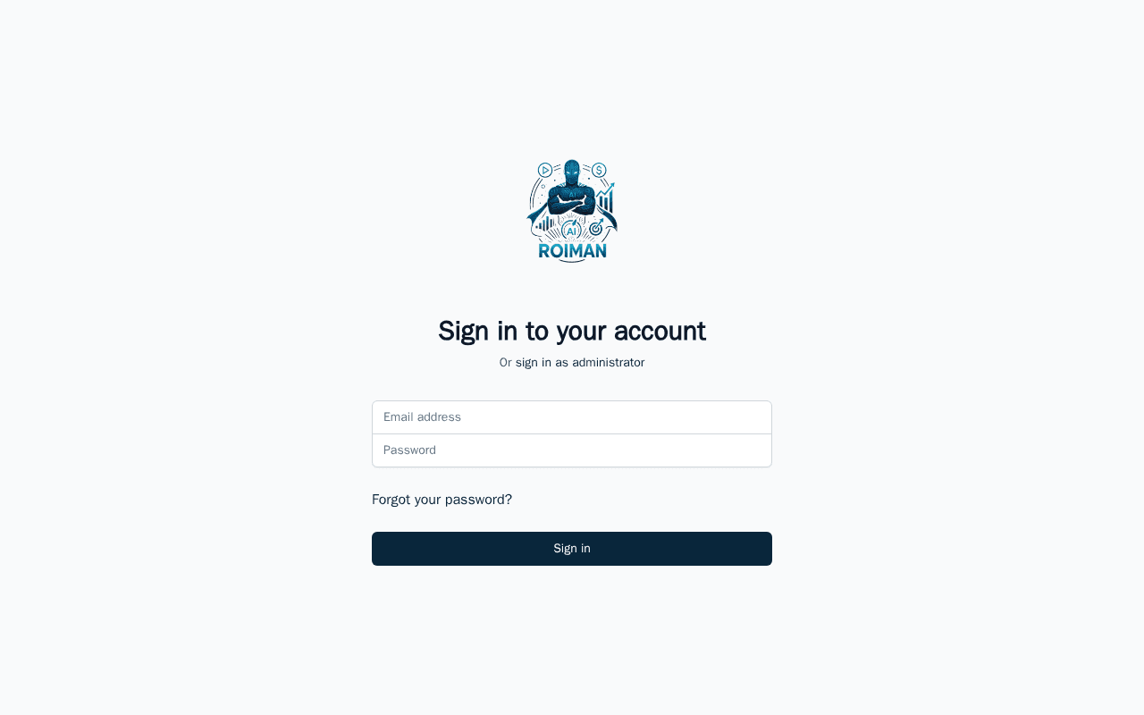 Screenshot of roiman.ai