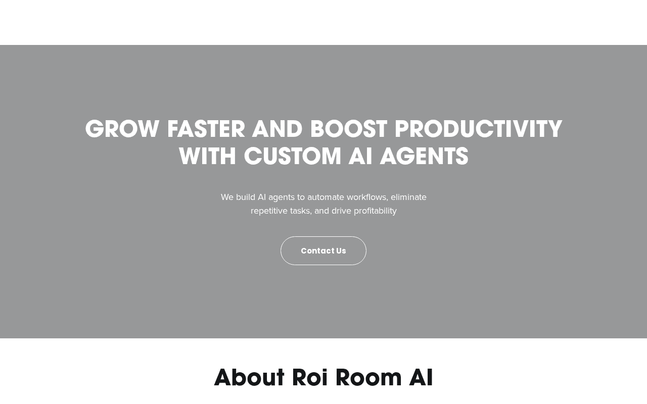 Screenshot of roiroom.ai