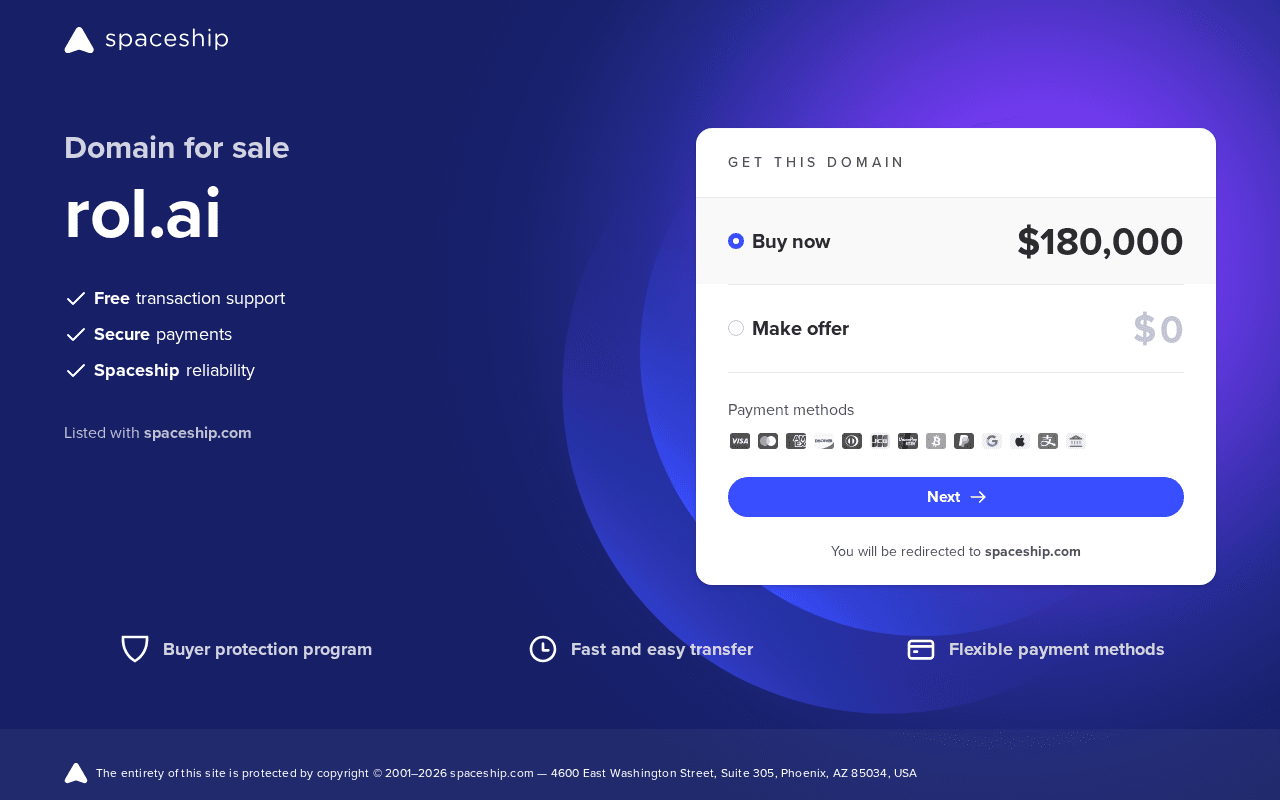 Screenshot of rol.ai