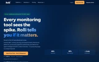 Screenshot of rolli.ai