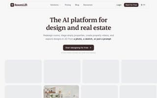 Screenshot of roomlift.ai