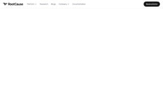 Screenshot of rootcause.ai
