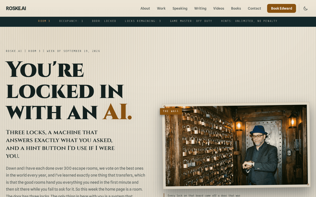 Screenshot of roske.ai
