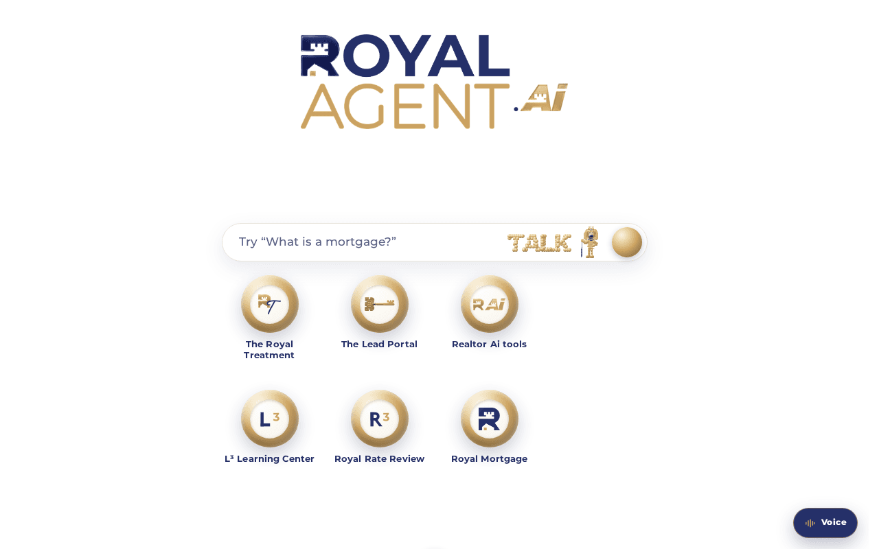 Screenshot of royalagent.ai