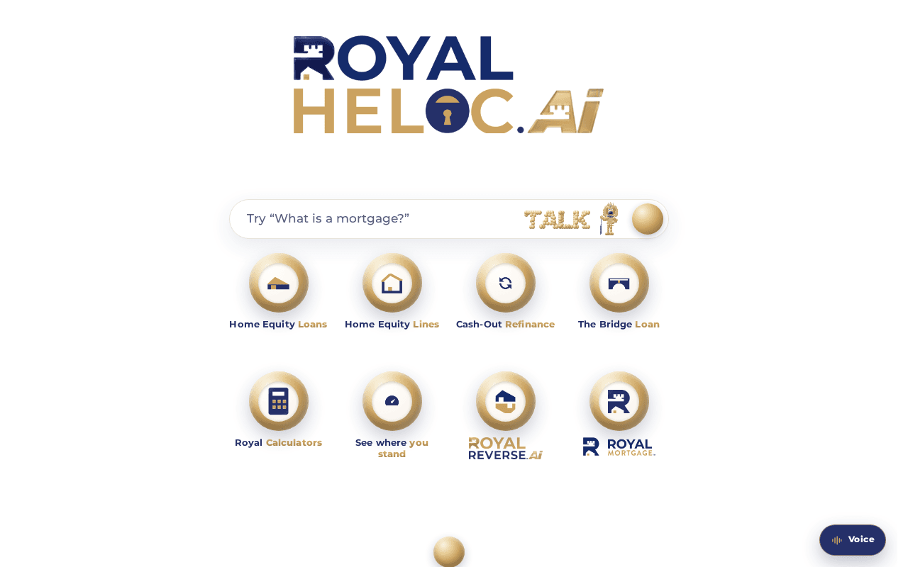 Screenshot of royalheloc.ai