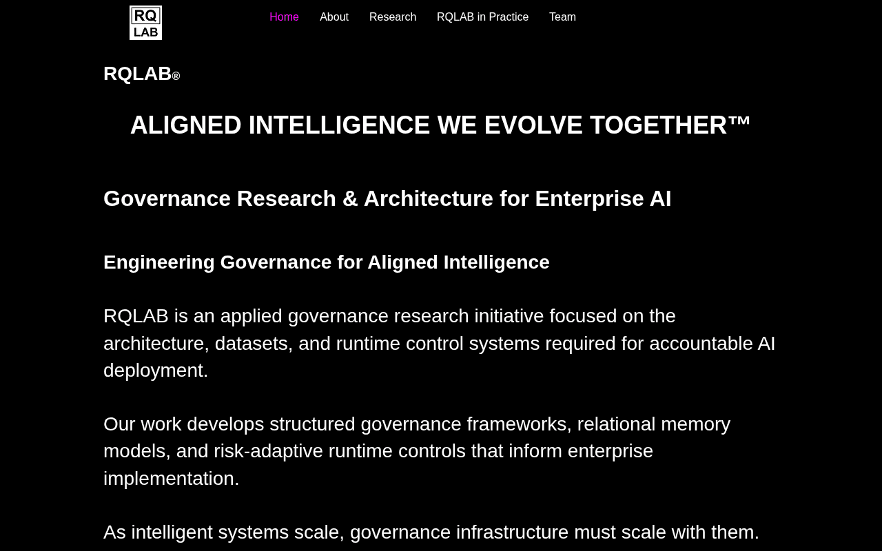 Screenshot of rqlab.ai