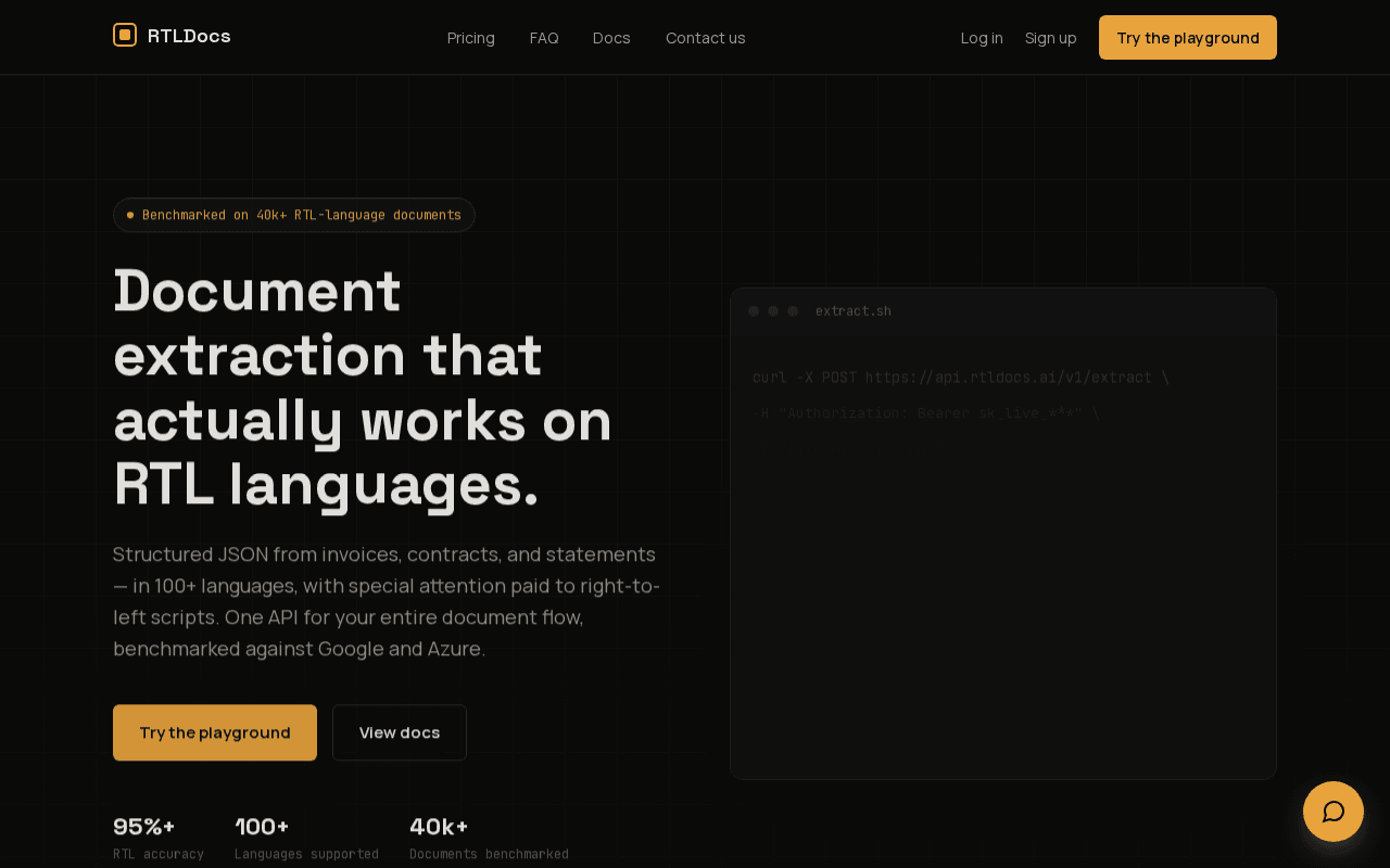 Screenshot of rtldocs.ai