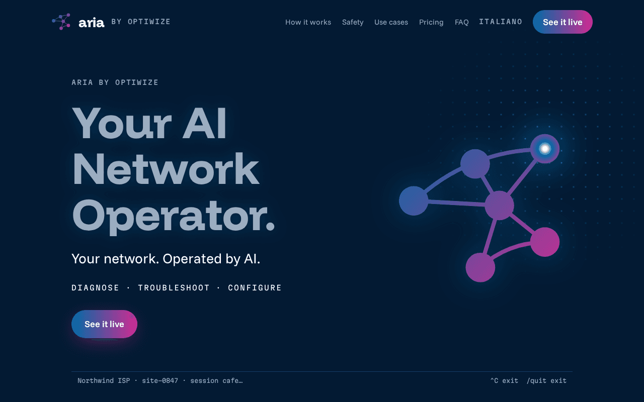 Screenshot of runaria.ai