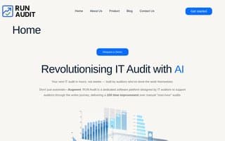 Screenshot of runaudit.ai