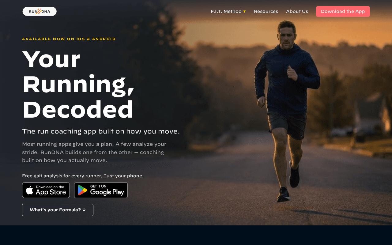 Screenshot of rundna.ai