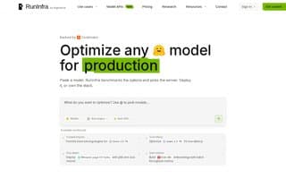 Screenshot of runinfra.ai