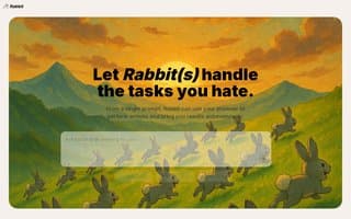 Screenshot of runrabbit.ai