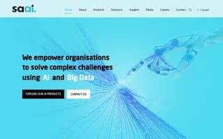 Screenshot of saal.ai
