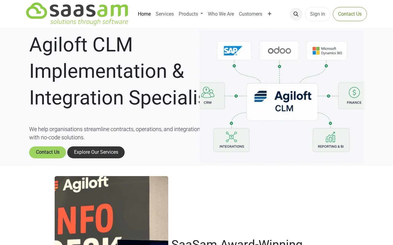 Screenshot of saasam.ai