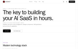 Screenshot of saaskey.ai