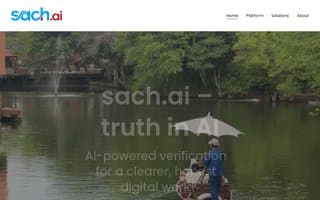Screenshot of sach.ai