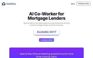 Screenshot of saferate.ai