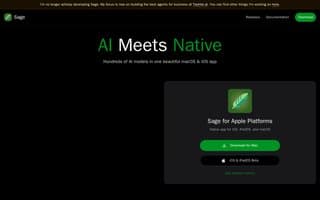 Screenshot of sageapp.ai