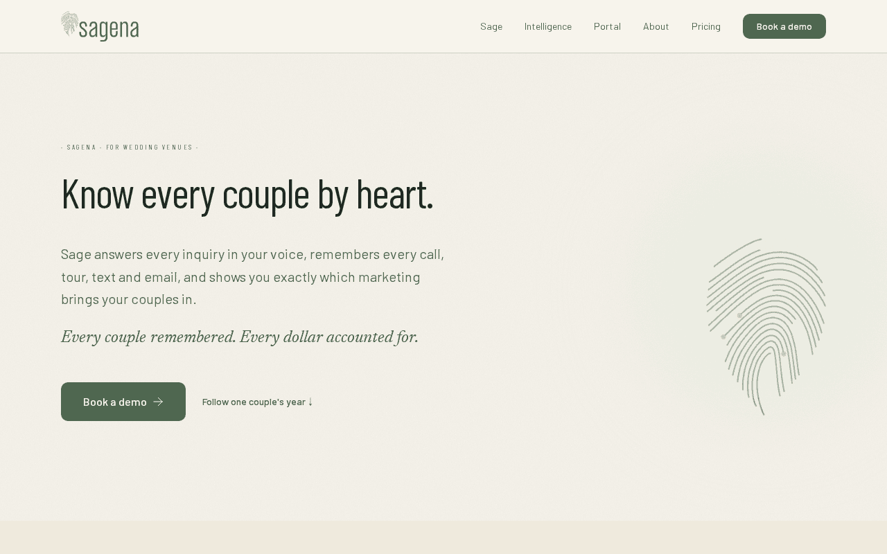 Screenshot of sagena.ai