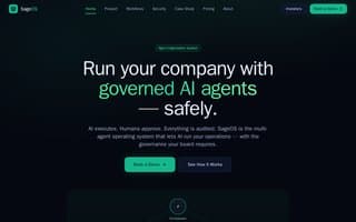 Screenshot of sageos.ai