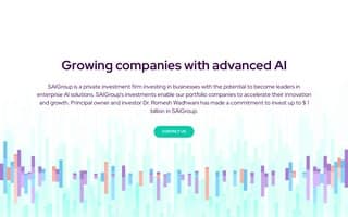 Screenshot of saigroup.ai