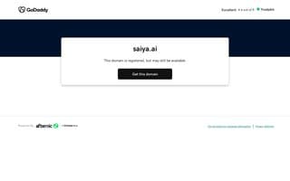 Screenshot of saiya.ai