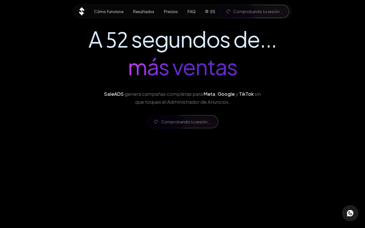 Screenshot of saleads.ai
