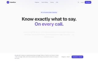 Screenshot of salesflux.ai