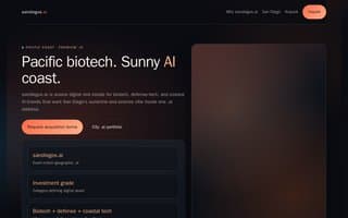 Screenshot of sandiegos.ai