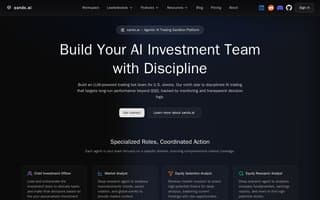 Screenshot of sandx.ai