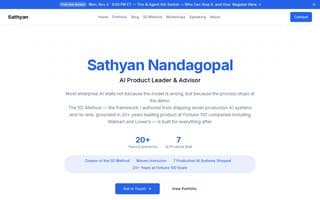 Thumbnail of sathyan.ai