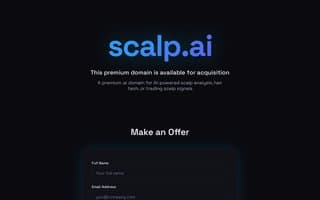 Screenshot of scalp.ai