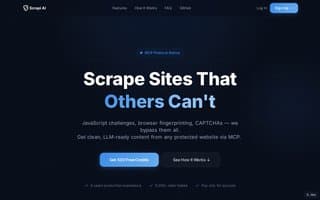 Screenshot of scrapi.ai