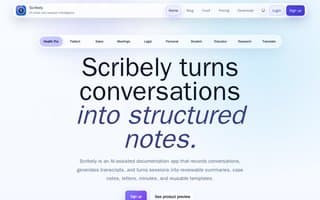 Thumbnail of scribely.ai