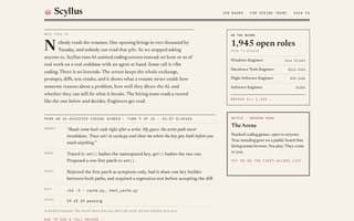 Screenshot of scyllus.ai