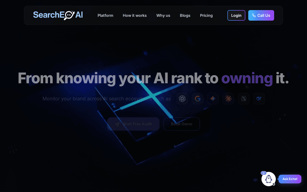 Screenshot of searcheo.ai